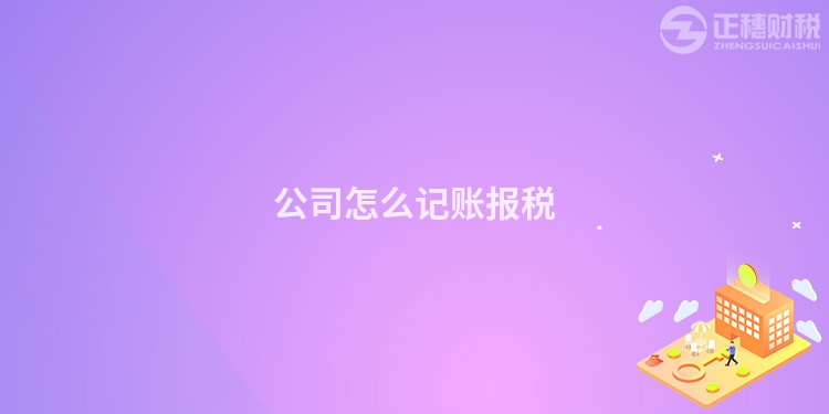 公司怎么记账报税