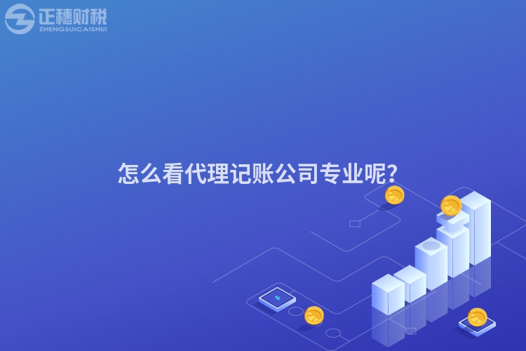 怎么看代理记账公司专业呢？